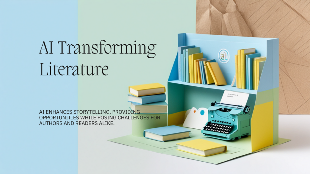 What are the implications of AI in literature?